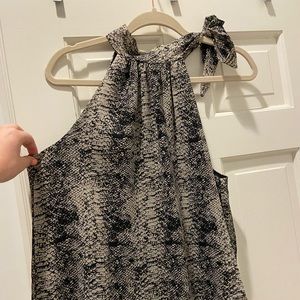 Veronica M. Snakeskin blouse